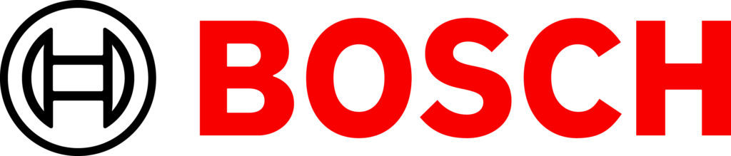 The Bosch logo displays bold, red uppercase text alongside a simple mechanical symbol, representing engineering excellence and cutting-edge technology in energy and automation solutions