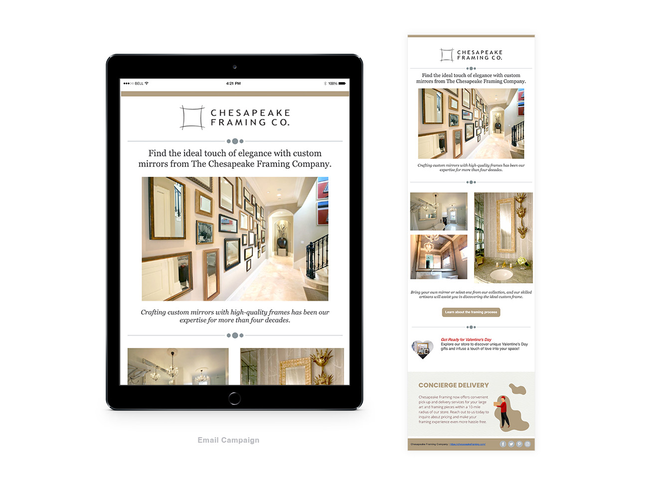 Chesapeake Framing Company | Epstein Creative Group | Strategic ...