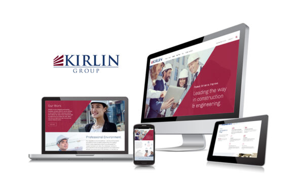 Kirlin Group website, part of their branding