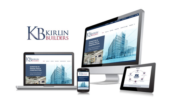 Kirlin Builders Website, part of their branding