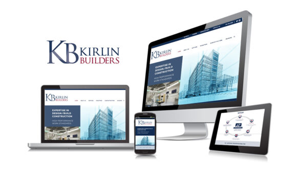 Kirlin Builders Website, part of their branding