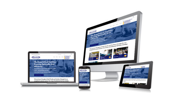 ThermaServe website design, part of their branding