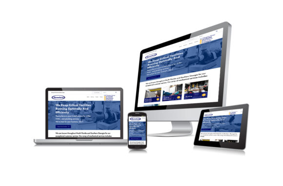 ThermaServe website design, part of their branding